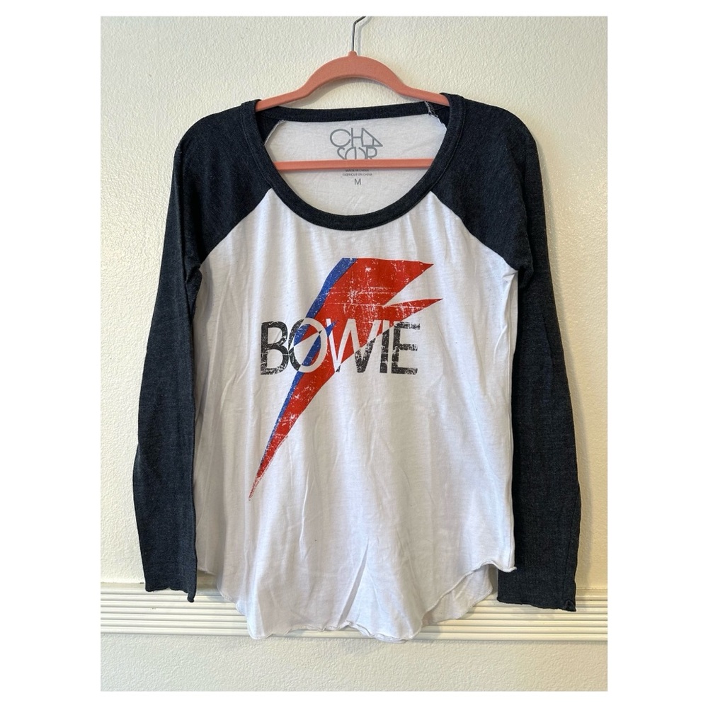 chaser david bowie long sleeve tee